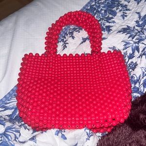 Pink Zara bag. So fun and fashionable! Will be sure to make you stand out!